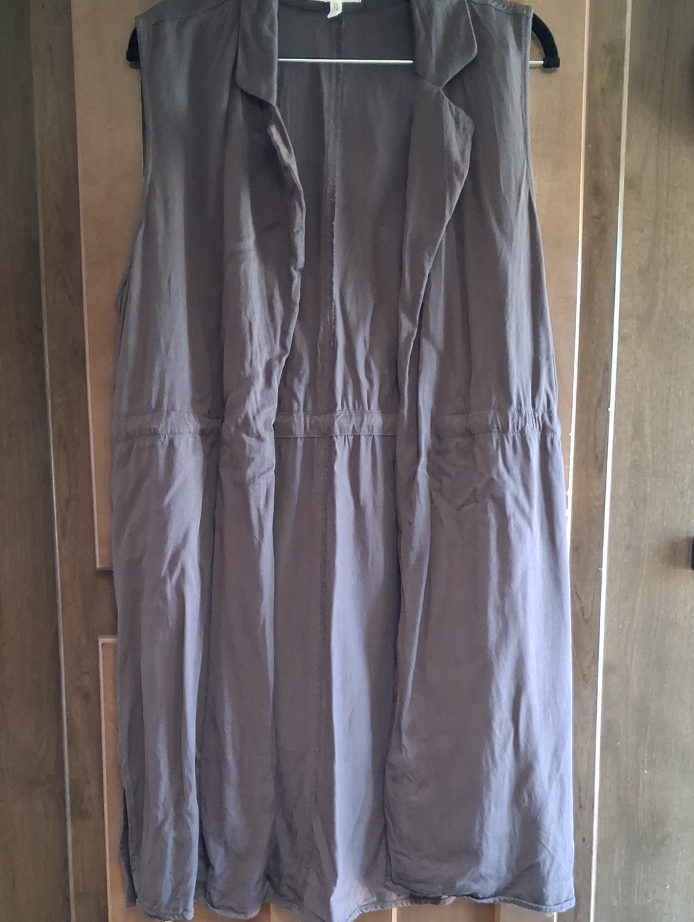 Maurices Long Sleeveless Maxi Vest - Brown